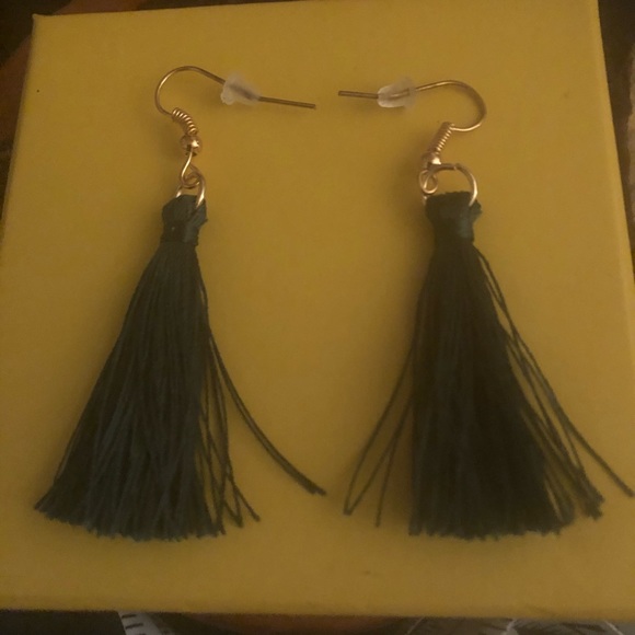 Handmade Accessories - Handmade Brand New Dark Green Tassel Earrings.
